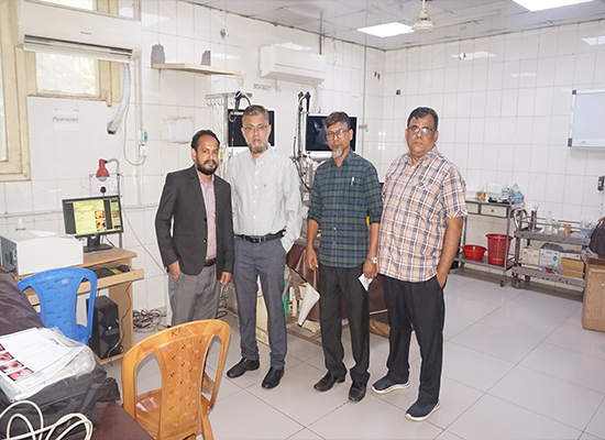Sony Surgical Monitor & Medical Grade Printer Demonstration Program, Endoscopy Department, Sir Salimullah Medical College Hospital